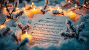 Nu tändas tusen juleljus chords – ackord, text och noter